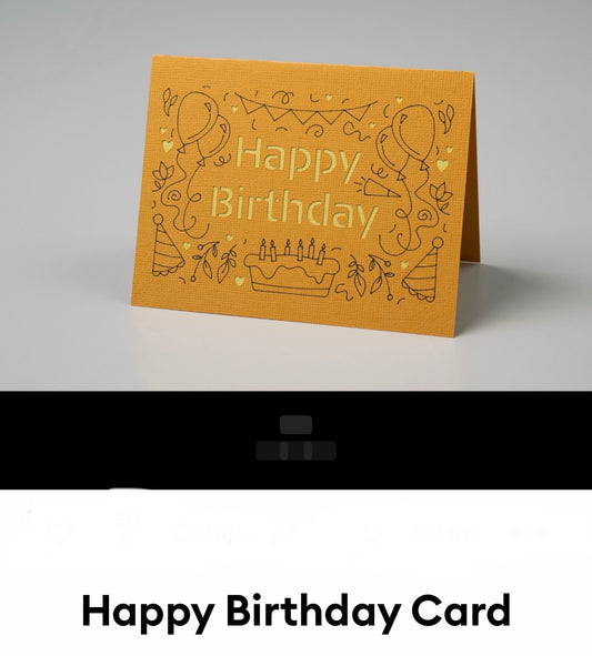 Tarjeta de cumpleaños